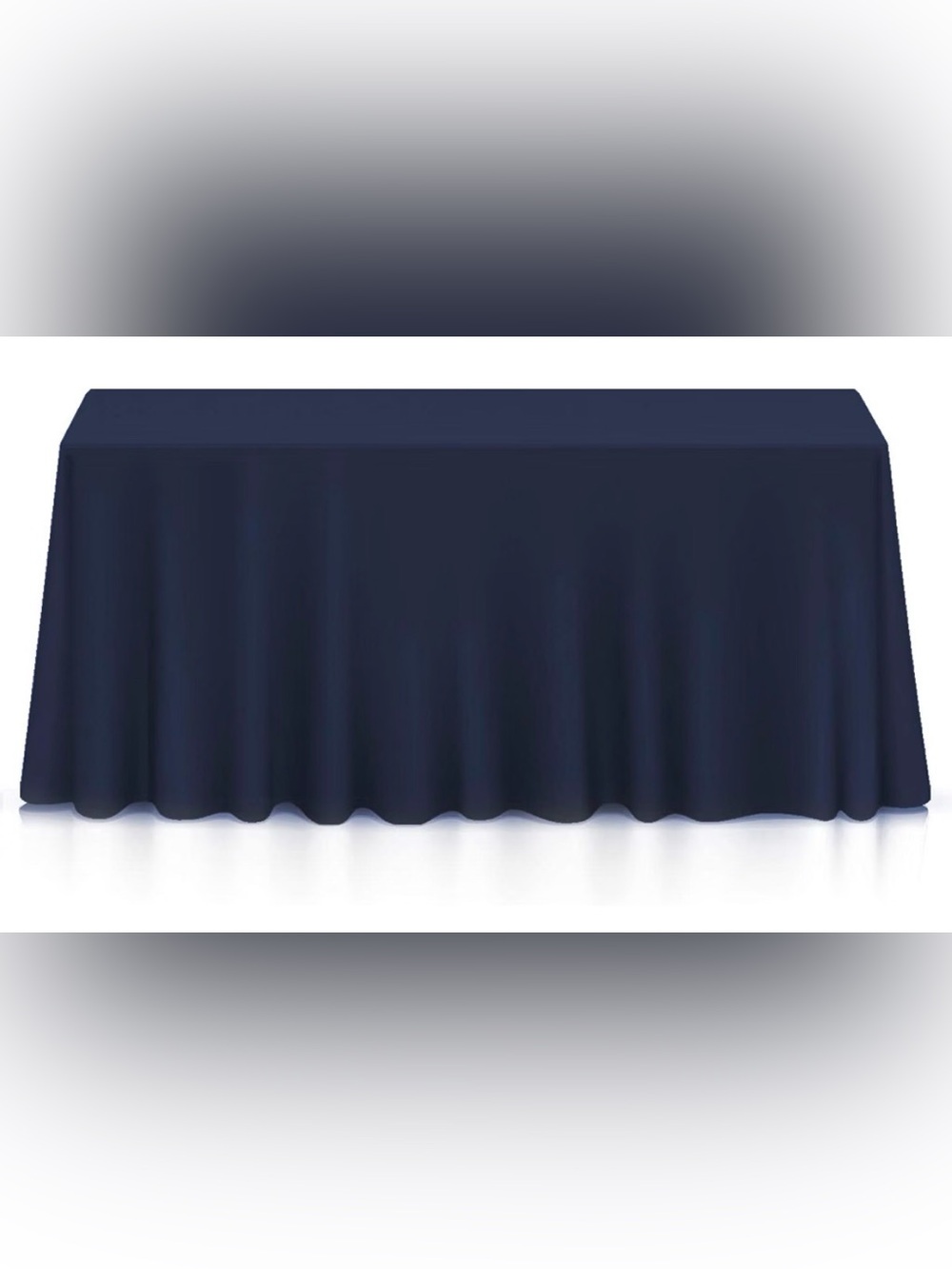 Table Linens - Navy Tablecloth 90”x156” Rectangular
